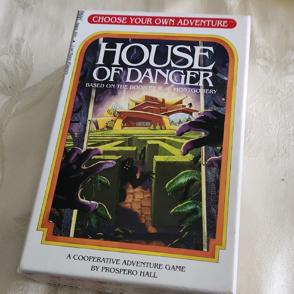 Z Man Games Choose Your Own Adventure  House of Danger Board Game Sealed NIB